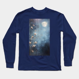 golden blossoms in full moon Long Sleeve T-Shirt